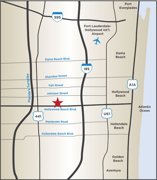 Map of Hollywood